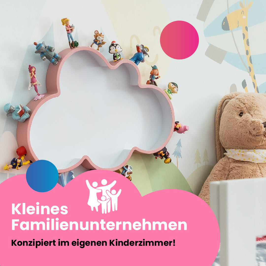 Tonieregal Wolke I Farbe: Pink/Weiß I Zuhause für bis zu 100 Tonies